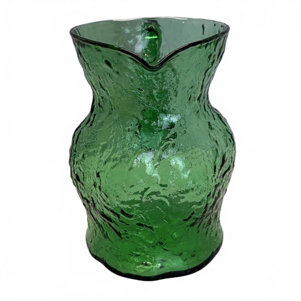 Vintage emerald green glass pitcher by Indiana Glass Company. - Picture 2 of 9